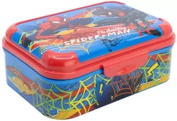 Stor Spider-Man "Moving Target" Lunchbox 1423ml, Kunststoff, f&uuml;r Kinder (83543)