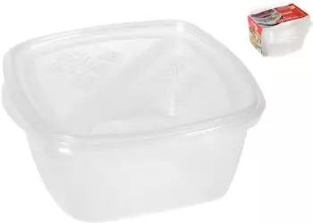 Generique Vorratsdosen "Hermé" transparent 1,2L, 3er-Set
