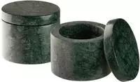 APS Butterdose "2er Set MINERA" Beton, &Oslash; 6 cm, H: 5 cm, 40 ml, Unikat