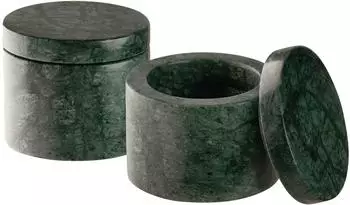 APS MINERA Vorratsdose 2er-Set, Marmor, &Oslash; 6cm, 40ml (15919)
