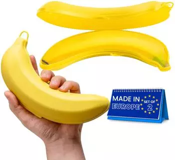 Bergmann Gelb Bananenbehalter 2er Set