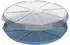 Elasto Pizzabox ToGo wiederverwendbar, schwarz/transparent, Ø34cm (01834202-00010)