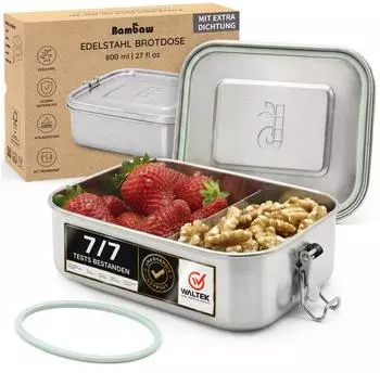 Bambaw Lunchbox mit Metalldeckel 800ml