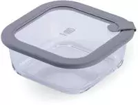 Chefkoch+Fackelmann VORRATSDOSE Hellgrau, Transparent
