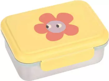 L&auml;ssig Lunchbox Edelstahl Happy Trails Flower gelb (12100297050)