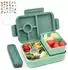LuxusKollektion Bento Box Kinder 5 Fächer 1300ml dunkelgrün