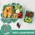 LuxusKollektion Bento Box Kinder 5 Fächer 1300ml dunkelgrün