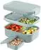 LuxusKollektion Lunchbox 1900ml, 2 Schichten, auslaufsicher, grün