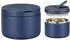 LuxusKollektion Thermobehälter Edelstahl 350ml, Weithals, blau, Kinder