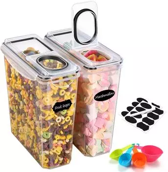 YASHE Vorratsdosen Set luftdicht, BPA-frei, 3,7L, 2 St&uuml;ck (YH-308-2PCS)