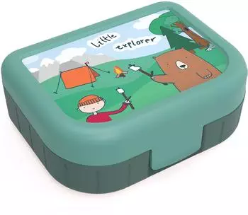 Rotho Memory Kids Explorer Lunchbox 1l, Kunststoff (1016411025)