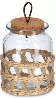 Zeller Vorratsglas "Boho" mit Korkdeckel, 1000ml (19583)