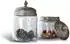 Loberon Laurnena Glasdosen 2er-Set, klar/silber (13730191)