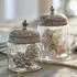 Loberon Laurnena Glasdosen 2er-Set, klar/silber (13730191)