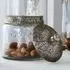 Loberon Laurnena Glasdosen 2er-Set, klar/silber (13730191)