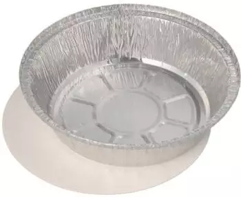Starpak Aluminium-Schale rund mit Deckel 770ml, 25 St&uuml;ck