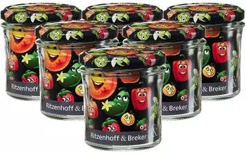 Ritzenhoff & Breker Smile Vorratsgl&auml;ser 435ml transparent, 6er-Set