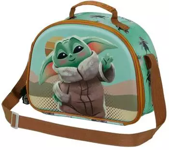 Star Wars The Mandalorian "Say Hi" 3D Lunchbag, gr&uuml;n (04734)