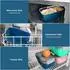 LuxusKollektion Salatbox Bento 5 Fächer 2L, auslaufsicher, blau