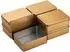 LuxusKollektion Rechteckige Metalldosen mit Deckel, gold, 16er-Set, 12x9x4cm