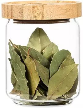 Klarstein Stapelglas mit Bambusdeckel 320ml (10038247)