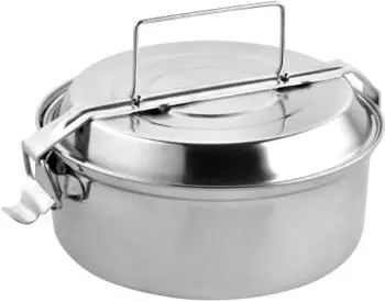 Oryx Edelstahl-Lunchbox mit 2 Tellern, &Oslash;18cm (5027055)