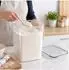 Relaxdays Vorratsdosen 2er Set, 9,5l, transparent, Klickverschluss