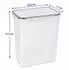 Relaxdays Vorratsdosen 2er Set, 9,5l, transparent, Klickverschluss