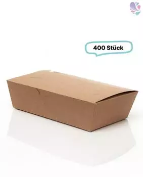 Blanc Hygienic Meal-Box 800ml, biologisch abbaubar, 400 Stk (GD-878-MBm-400)