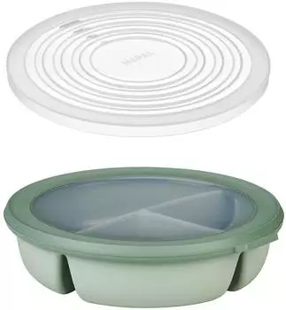 Mepal Cirqula Bento-Sch&uuml;ssel Starter-Set 3 F&auml;cher, Nordic Sage