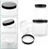 LuxusKollektion Vorratsdosen Set 16-teilig, luftdicht, transparent, 240ml & 420ml