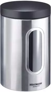Westmark Vorratsdose mit Fenster 2,3l, grau (62382260)