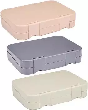 Alpina Lunchbox mit F&auml;chern, Kunststoff, 21x15x4,5cm