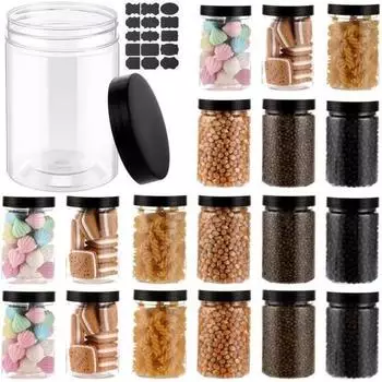 Gerster Vorratsdosen-Set 20-teilig, 300ml, luftdicht, BPA-frei, transparent