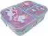LuxusKollektion Lunchbox Kinder 3 Fächer BPA-frei Einhorn-Motiv (Unicorn A1)
