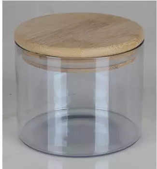 Buri Vorratsglas mit Bambusdeckel, 12er-Set