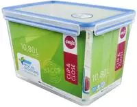 Emsa 508549, emsa Frischhaltedose CLIP & CLOSE, Maxiformat, 10,8 Liter