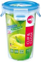 Emsa 508551, emsa Frischhaltedose CLIP & CLOSE 13,3 cm hoch transparent 0,35 l, 1 St.