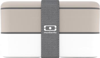 Monbento Original Bento-Box grau / weiß 1 l