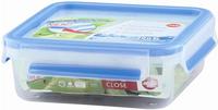 Emsa 508536, Emsa CLIP & CLOSE Frischhaltedose 0,85 Liter (transparent/blau,