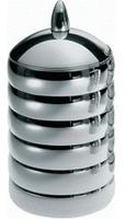 Alessi CB02 KALISTO` 5,10cm (2) K&uuml;chendose aus Edelstahl mit Knopf aus Aluminium