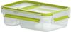 Emsa Lunchbox Clip und Go 518103 Kunststoff, Yoghurtbox mit Knick-Ecke,