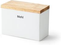 Continenta Vorratsdose Keramik, mit Holzdeckel, luftdicht zum Verschlie&szlig;en