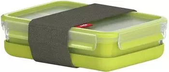 Emsa Clip & Go Lunchbox mit 3 Eins&auml;tze 1,2 Liter gr&uuml;n