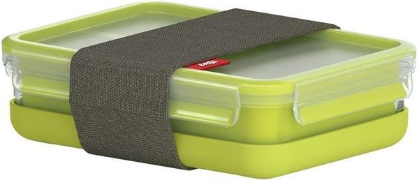 Emsa Clip & Go Lunchbox mit 3 Einsätze 1,2 Liter grün