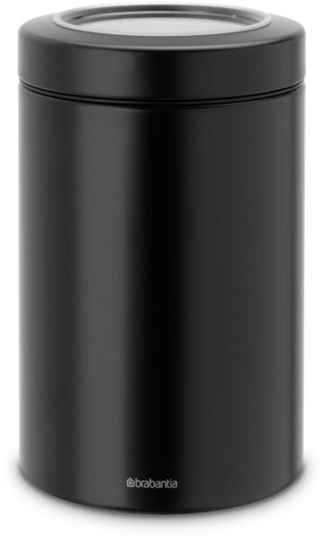 Brabantia Vorratsdose rund 1,4 Ltr. Matt Black