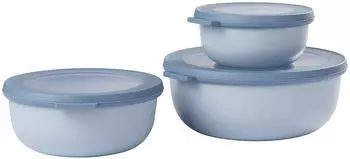 Rosti Mepal Cirqula Set flach 3-teilig Nordic Blue