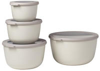 F&H Group 233113, F&H Group Mepal - Cirqula High Bowl Set Of 4 - Nordic White