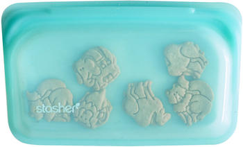 Stasher Silicone Reusable Food Storage Bag (9.9 floz) Aqua Blue