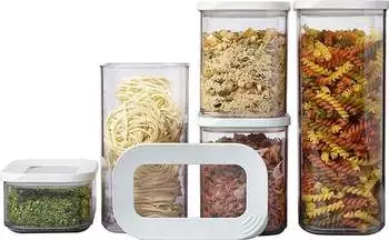 Rosti Mepal Vorratsdosen-Set Modula Starter Set 5-teilig weiß